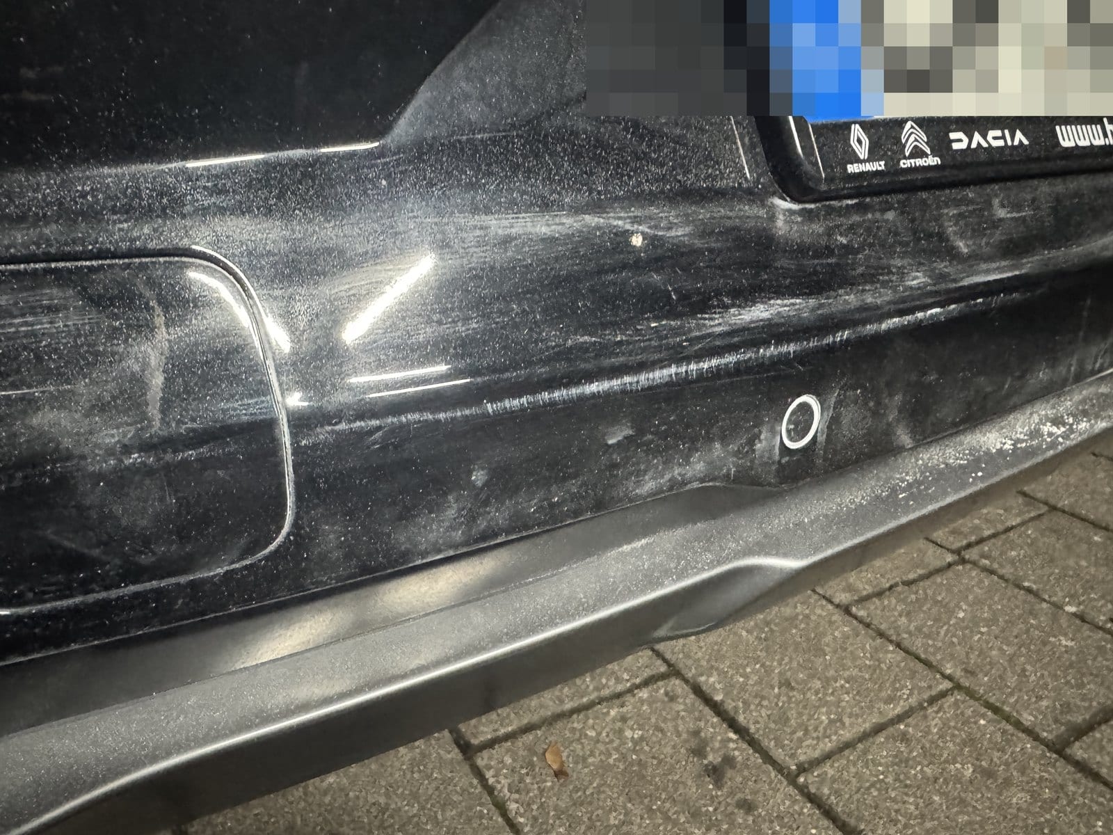 Detail-Aufnahme bei Leasingrückgabe